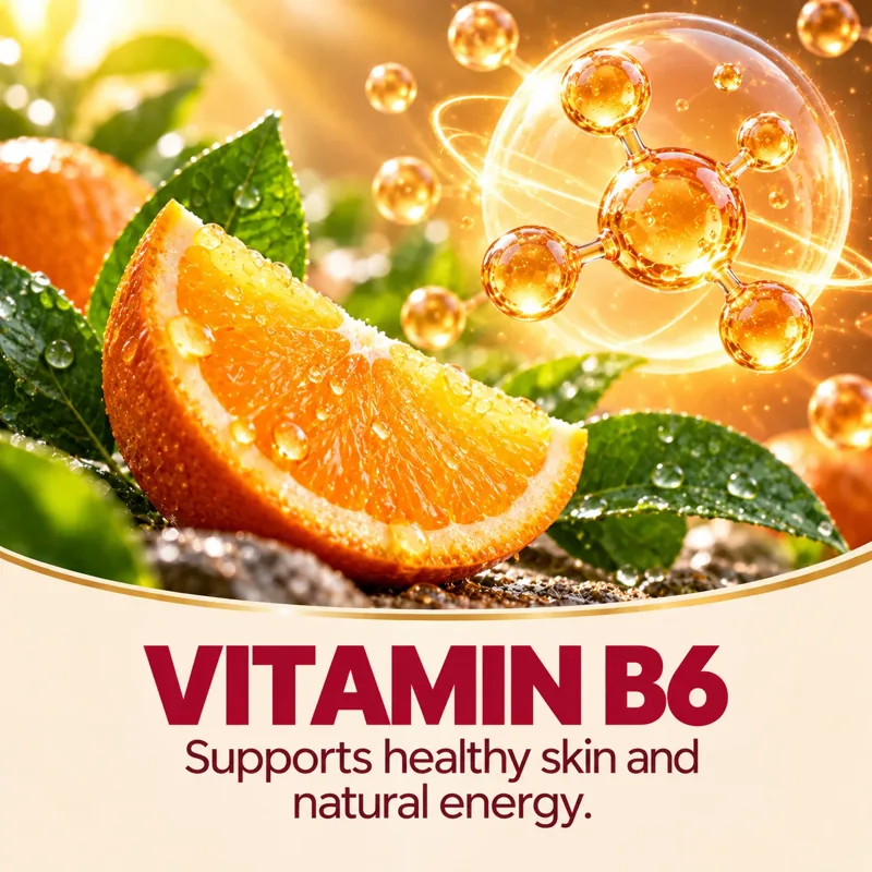 Vitamin B6 ingredient in Gelagen gummies